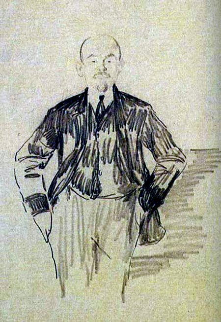 Lenin (1920) – Filipp Malyavin Tablo