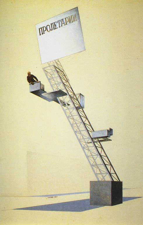 Lenin Tribune (1920) - El Lissitzky Tablo