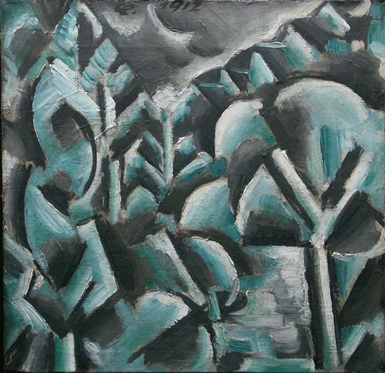 Les (1912) - Josef Čapek Tablo