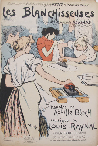 Les Blanchisseuses (1893) – Théophile Steinlen Tablo