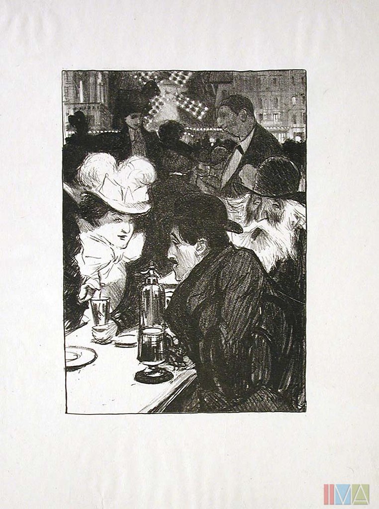 Les Bleuets (1899) – Théophile Steinlen Tablo
