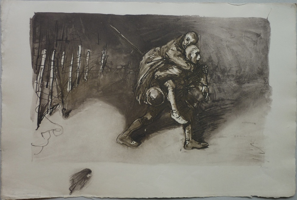 Les Deux Amis (1917) – Théophile Steinlen Tablo