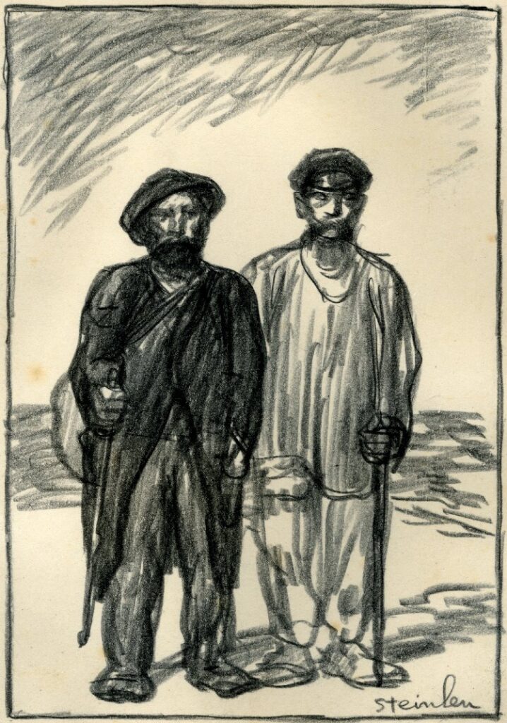 Les Deux - Théophile Steinlen Tablo