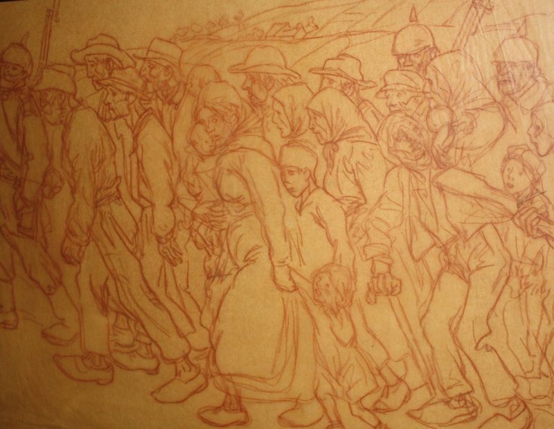 Les Otages Civil – Théophile Steinlen Tablo