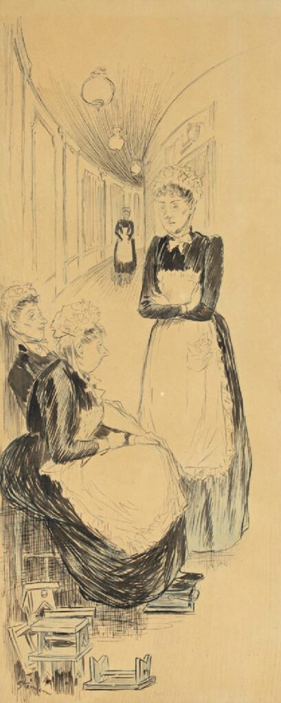 Les Ouvreuses - Théophile Steinlen Tablo