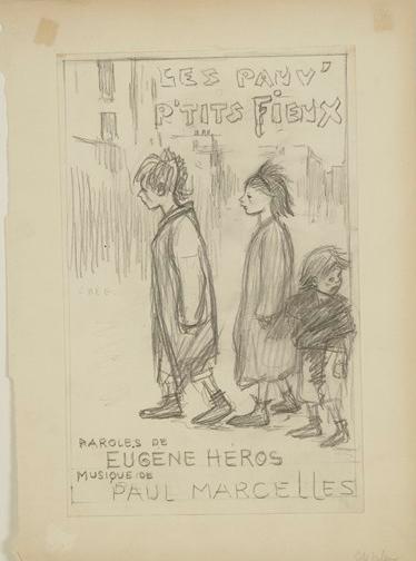 Les Pauv Petits Fieux – Théophile Steinlen Tablo