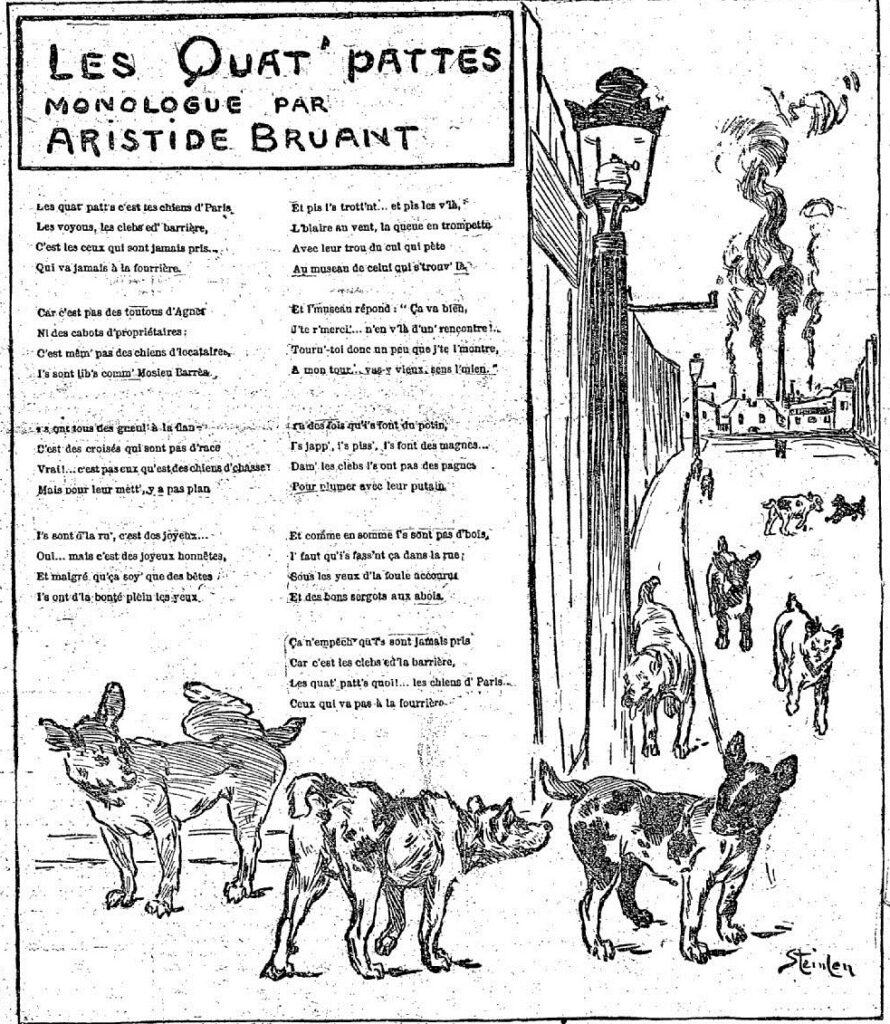 Les Quat Pattes (1891) - Théophile Steinlen Tablo