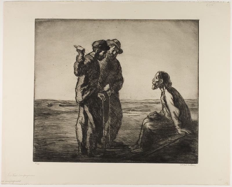 Les Trois Compagnons (1912) – Théophile Steinlen Tablo