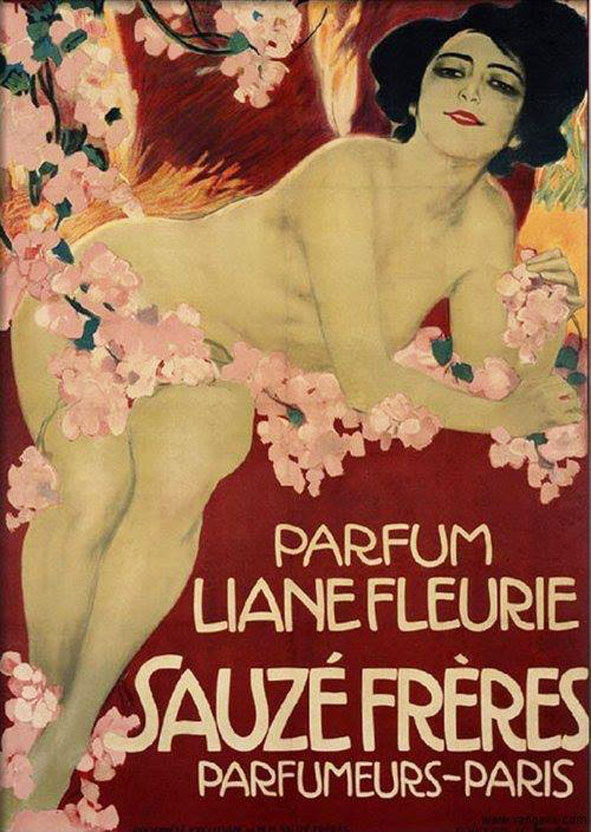 Liane fleurie sauze freres (1911) – Leopoldo Metlicovitz Tablo