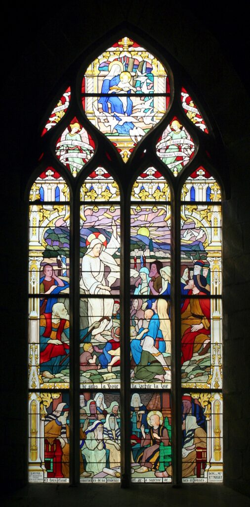 Life of Christ. Eglise Saint Sulpice de Fougères (1919) - Ludovic Alleaume Tablo