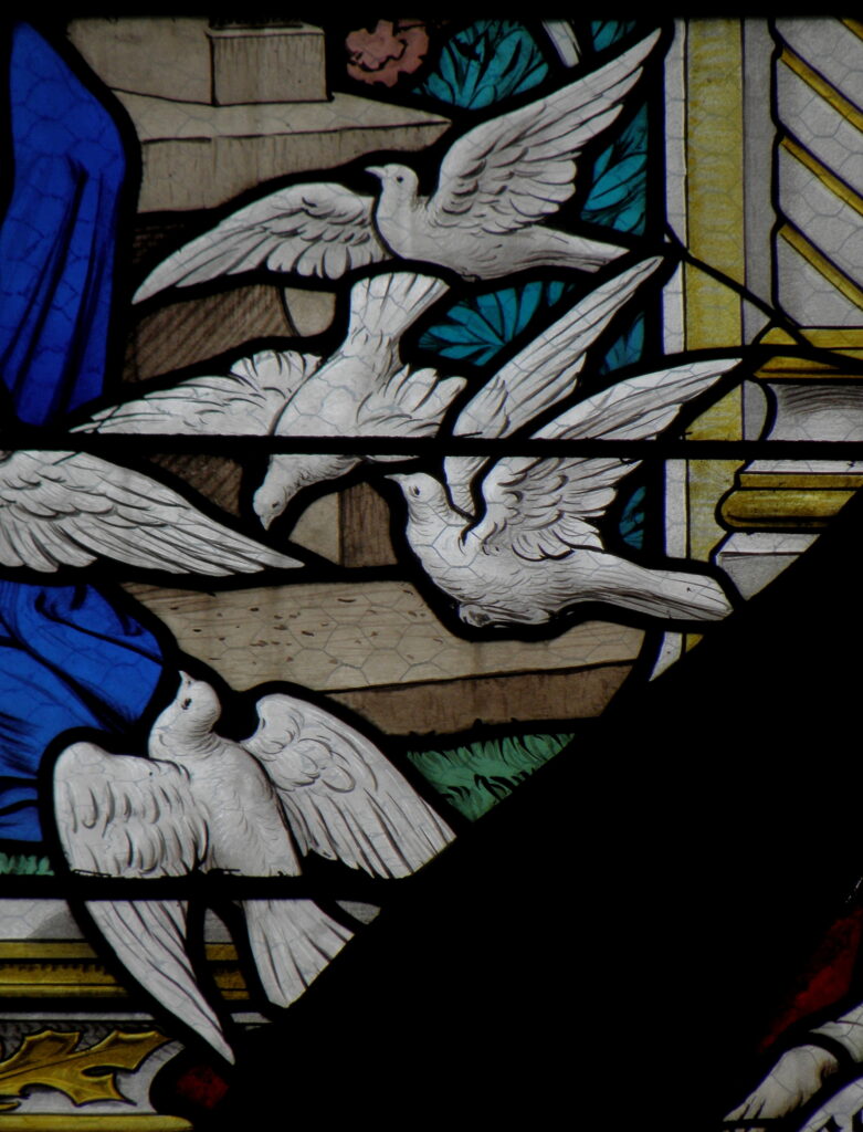 Life of Christ. Eglise Saint Sulpice de Fougères (detail) (1919) - Ludovic Alleaume Tablo