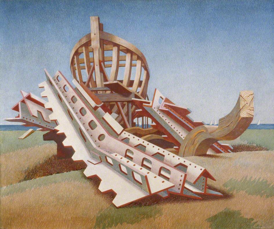 Light Sections (1940) - Edward Wadsworth Tablo