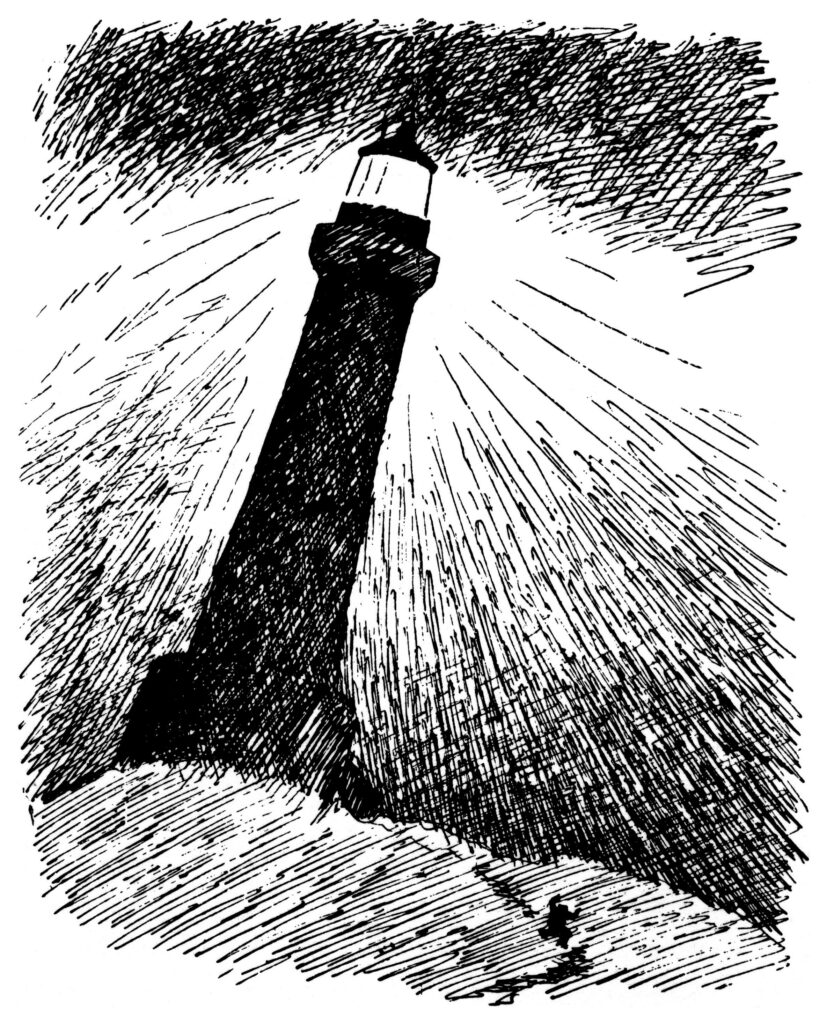 Lighthouses in the storm (1891) - Theodor Severin Kittelsen Tablo