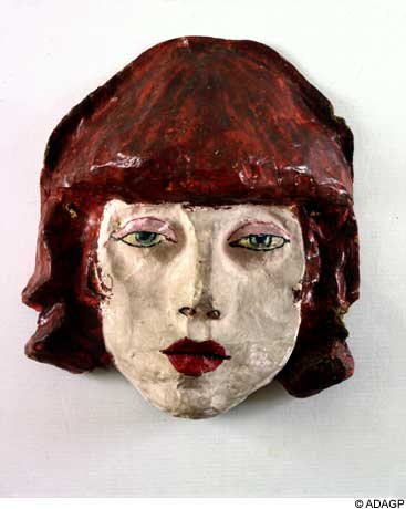 Lili (masque) (1936) – Jean Dubuffet Tablo