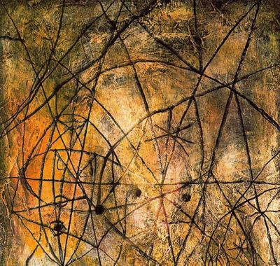Linneus escriba (1948) – Modest Cuixart Tablo