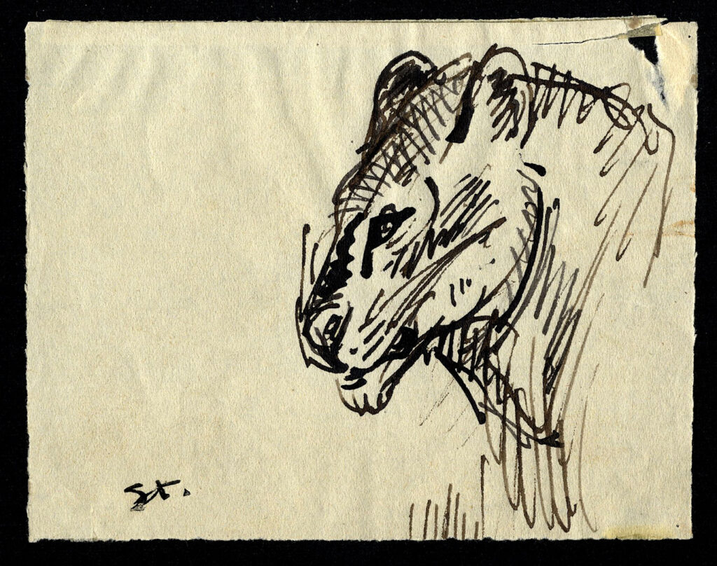 Lion - Théophile Steinlen Tablo