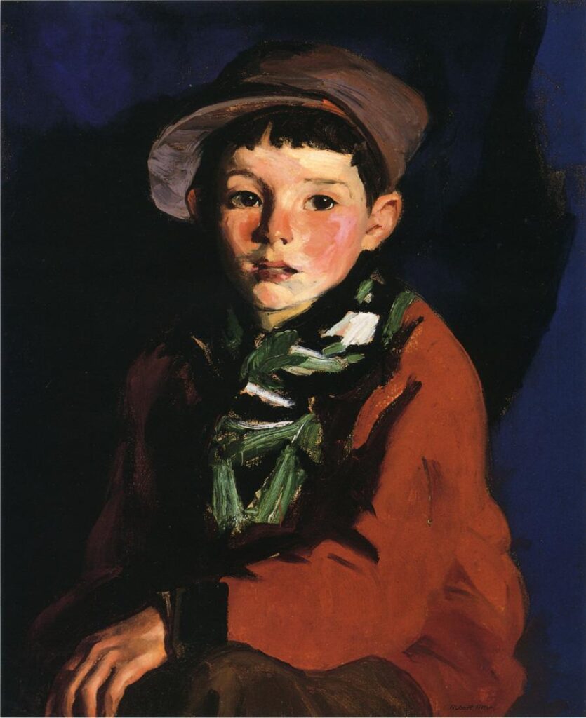 Listening Boy (1924) - Robert Henri Tablo