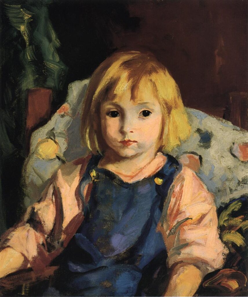 Little Carl (Karl Schleicher) (1921) - Robert Henri Tablo