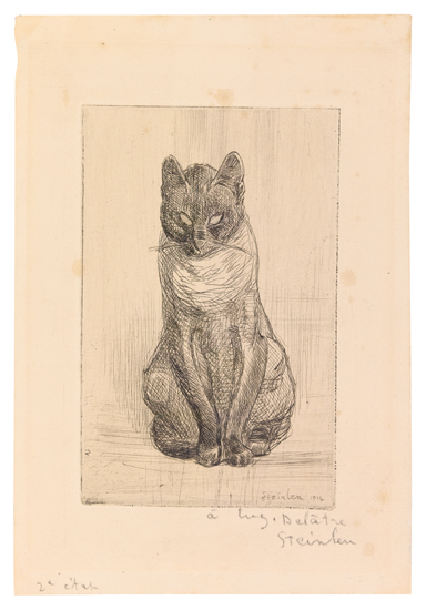 Little Cat Sitting (1914) – Théophile Steinlen Tablo