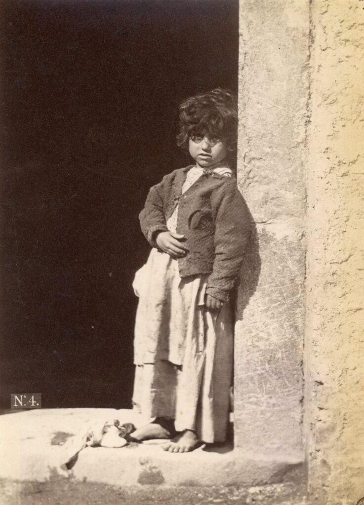 Little girl (1880) - Giuseppe Bruno Tablo