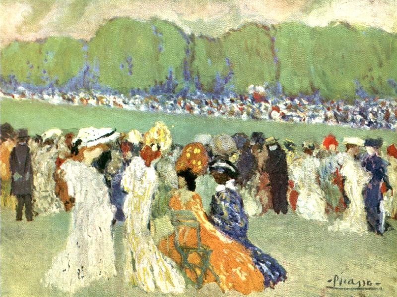 Longchamp (1901) - Pablo Picasso Tablo