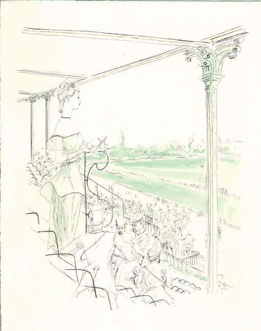 Longchamp (1951) – Tsuguharu Foujita Tablo