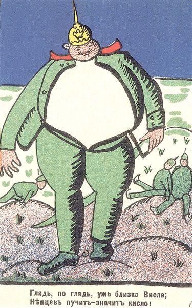 Look, Vistula is Near Poster (1914) - Kazimir Malevich Tablo