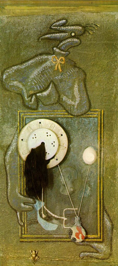 Loplop Introduces a Young Girl (1930) - Max Ernst Tablo