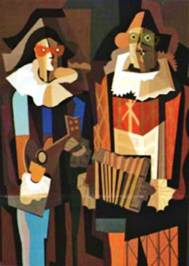 Los Caminantes - Emilio Pettoruti Tablo
