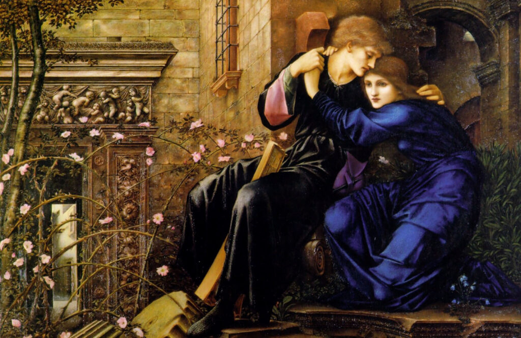 Love Among the Ruins (1894) - Edward Burne-Jones Tablo