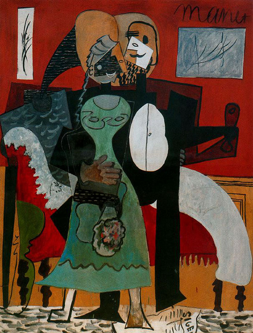 Lovers (1919) - Pablo Picasso Tablo