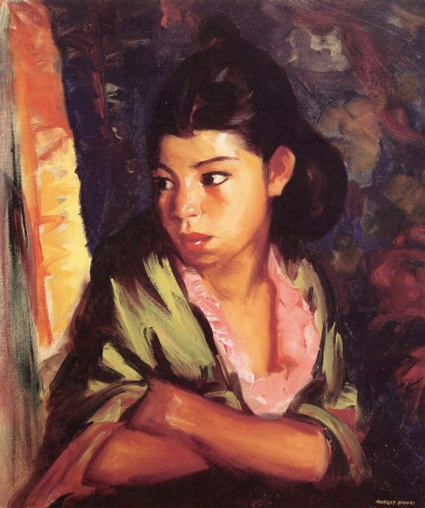 Lucinda, Mexican Girl (1917) - Robert Henri Tablo