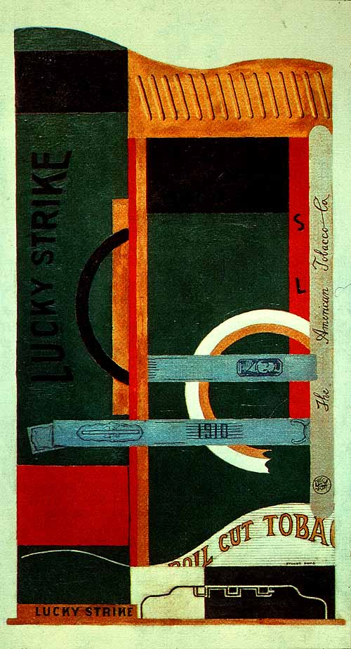 Lucky Strike (1921) - Stuart Davis Tablo
