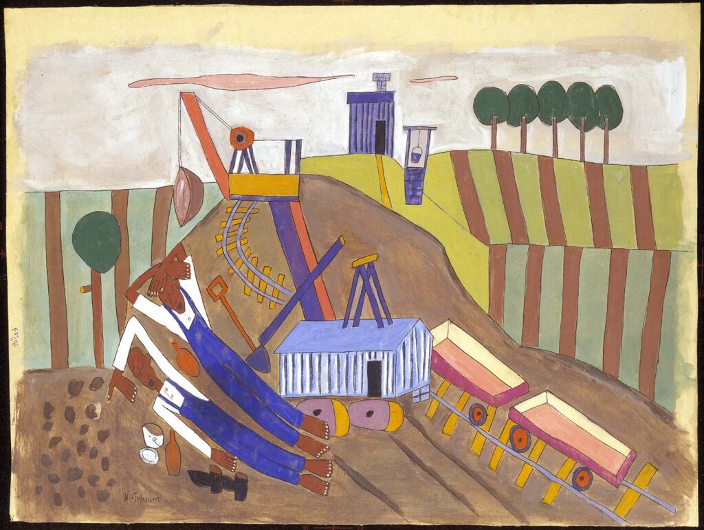 Lunchtime Rest (1941) - William H. Johnson Tablo