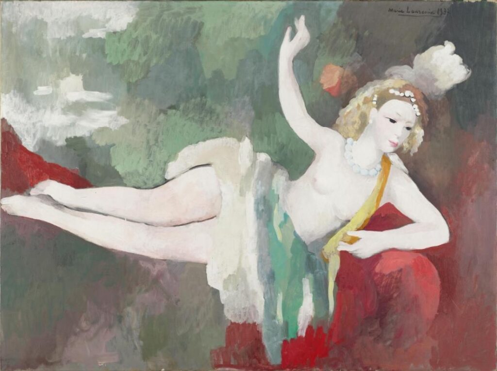 Lying Dancer (1937) - Marie Laurencin Tablo