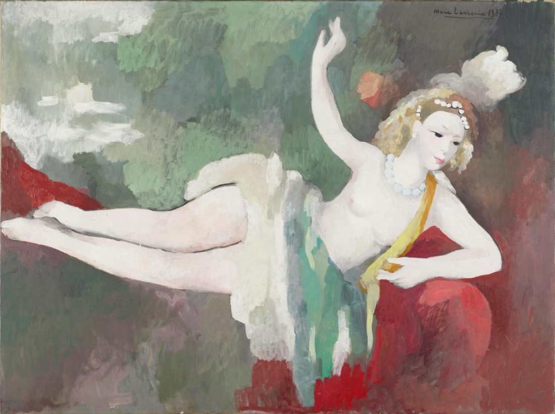 Lying Dancer (1937) - Marie Laurencin Tablo