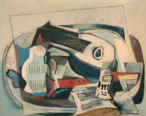 MODRÉ ZÁTIŠÍ (1926) - Emil Filla Tablo