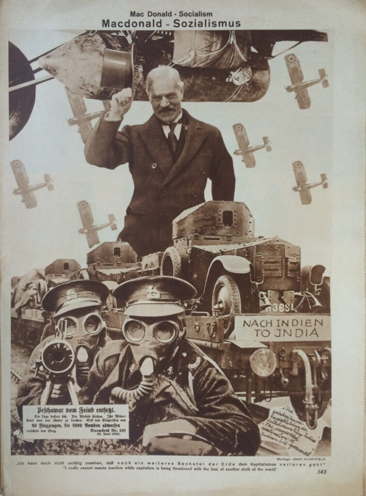 Macdonald = Socialism, from the Workers' Illustrated News (1930) - John Heartfield Tablo