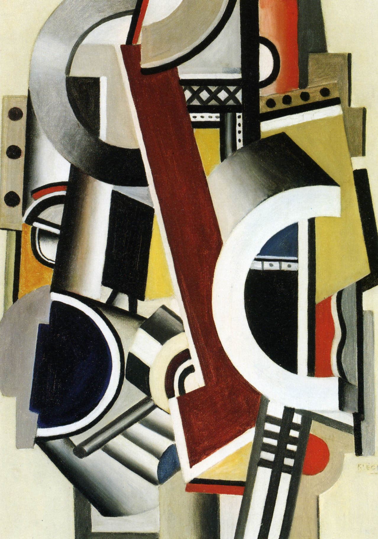 Machine element 1st state (1924) - Fernand Léger Tablo