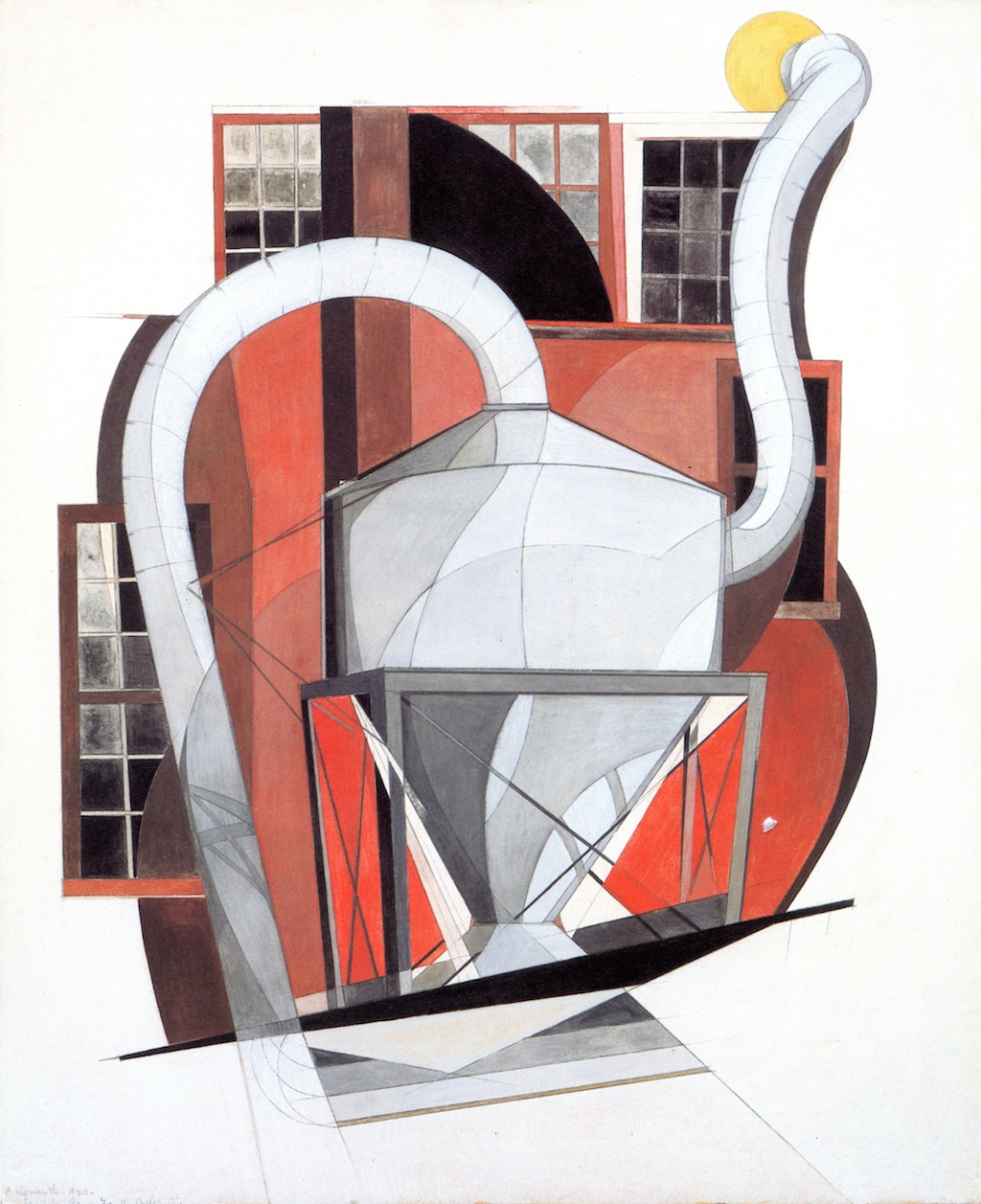 Machinery (1920) - Charles Demuth Tablo