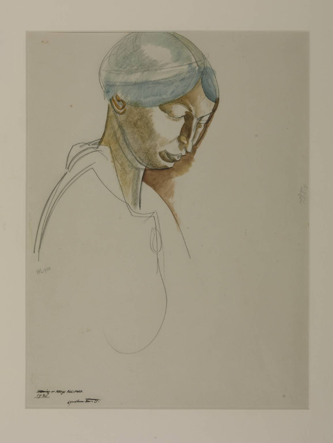 Madge Pulsford (1920) - Wyndham Lewis Tablo