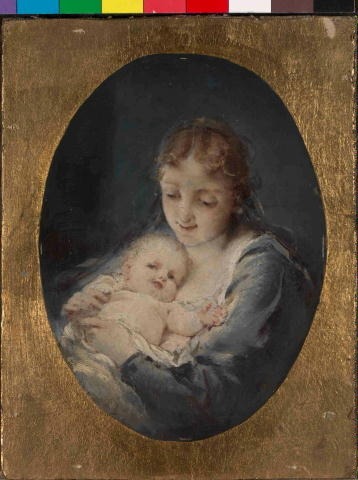 Madona S Dítětem – Maximilian Pirner Tablo