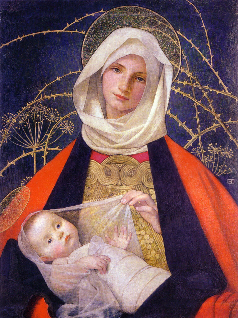 Madonna and Child (1907) - Marianne Stokes Tablo
