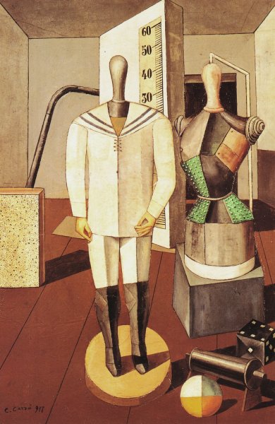 Madre e figlio (1917) – Carlo Carrà Tablo