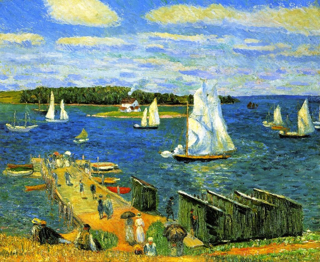 Mahone Bay (1911) - William James Glackens Tablo