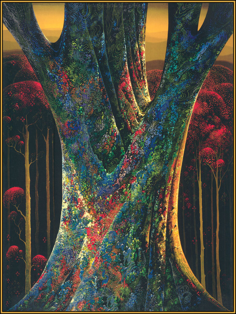 Majestic Tree – Eyvind Earle Tablo