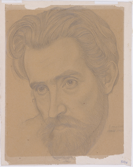 Male Portrait (1921) – Vasyl Yermylov Tablo