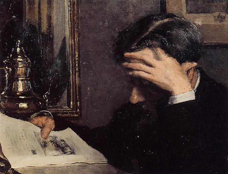 Man Reading – Georges Lemmen Tablo