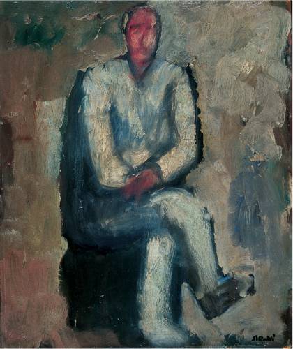 Man Sitting – Mario Sironi Tablo