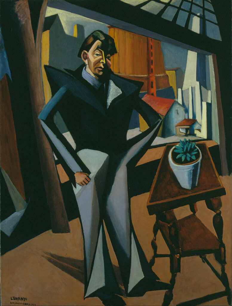 Man Standing at a Window (1922) - Lajos Tihanyi Tablo